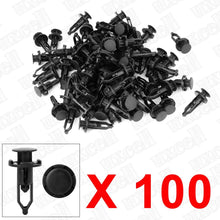 uxcell a14040200ux0041 Black Plastic Rivet, 100 Pack