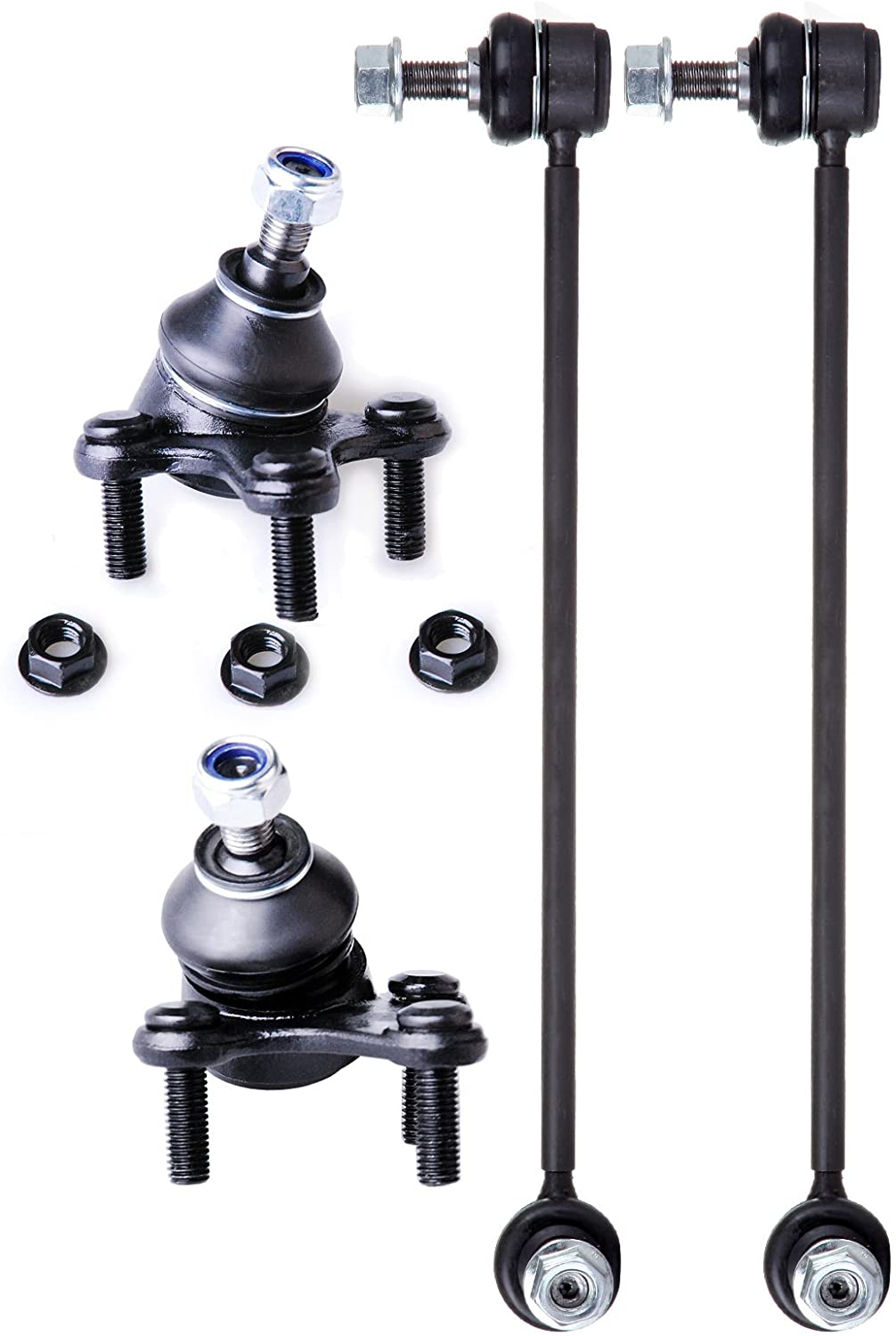 Scitoo Lower Ball Joint Front Sway Bar Link Kits fit VW Type 1 Golf Audi A3 2006 2007 2008 2009 4Pc