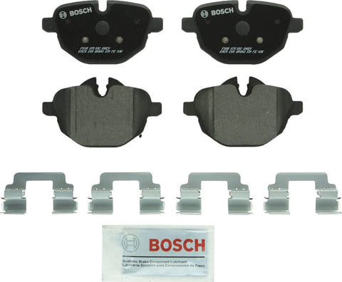 Bosch BP1473 QuietCast Premium Semi-Metallic Disc Brake Pad Set For Select BMW 528i, 528i xDrive, 530i, 530i xDrive, 535d, 535d xDrive, 535i, 535i xDrive, ActiveHybrid 5, i8, X3, X4, Z4; Rear