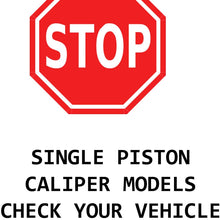Detroit Axle - SINGLE PISTON CALIPER VERSION 11.88" Front Brake Kit Rotor Set & Brake Kit Pads w/Clips Hardware Premium GRADE Replacement for SINGLE PISTON CALIPER