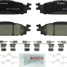 Bosch BC1508 QuietCast Premium Ceramic Disc Brake Pad Set For: Ford Explorer, Flex, Taurus; Lincoln MKS, MKT, Front