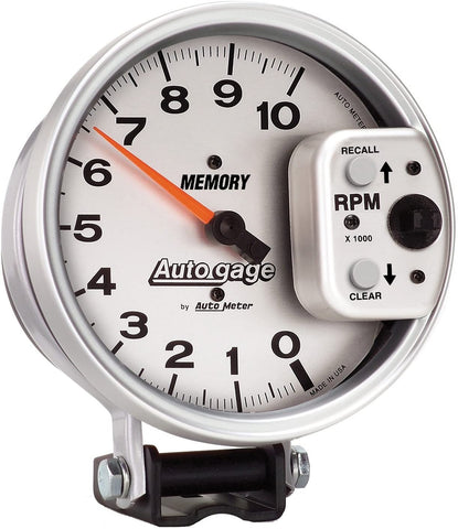 AUTO METER 233907 Autogage Memory Tachometer,5.000 in.