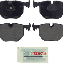 Bosch BE683 Blue Disc Brake Pad Set for Select BMW 330Ci, 330i, 330xi, 525i, 525xi, 740i, 740iL, 750iL, M3, M5, X3, X5, Z4, Z8; Land Rover Range Rover - REAR