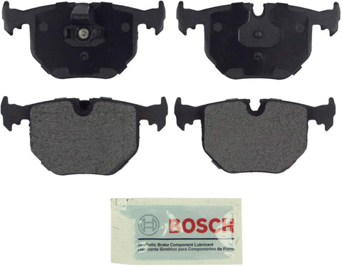 Bosch BE683 Blue Disc Brake Pad Set for Select BMW 330Ci, 330i, 330xi, 525i, 525xi, 740i, 740iL, 750iL, M3, M5, X3, X5, Z4, Z8; Land Rover Range Rover - REAR