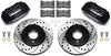 Wilwood 140-12996-D Brake Kit with Drilled Rotors, Black, Front