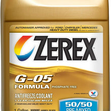 Zerex G05 Phosphate Free 50/50 Prediluted Ready-to-Use Antifreeze/Coolant 1 GA