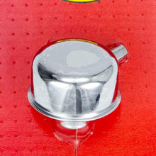 Racing Power Company R9241 2-3/4" Diameter 3/4" Neck Chrome Push-In Breather with Tube