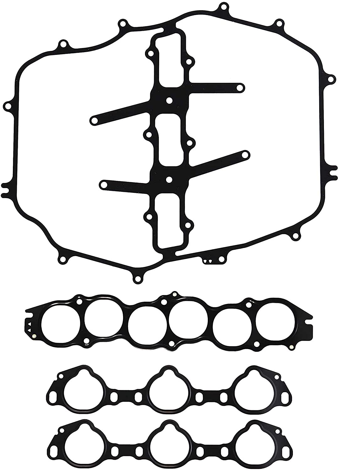 DNJ IG646 Intake Gasket for 2003-2008 / Infiniti, Nissan / 350Z, FX35, G35, M35 / 3.5L / DOHC / V6 / 24V / 3498cc / VQ35DE