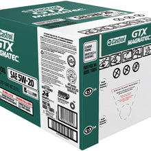 Castrol 60038 GTX MAGNATEC 5W-20 Full Synthetic Motor Oil, 6 Gallon Enviro-Pack