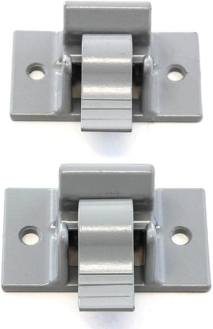 Red Hound Auto Mounting Brackets (2) Compatible with Dometic Sunchaser Lower Awning Arm Bottom Replacement Gray RV Camper Trailer