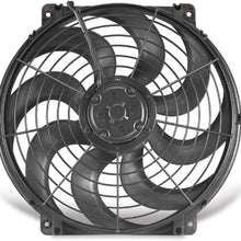 Flex-a-lite 39624 Black 16" 24V Reversible Electric Fan