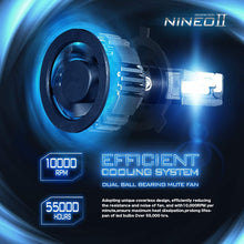 NINEO 9007 LED Headlight Bulbs | CREE Chips 12000Lm 6500K Extremely Bright All-in-One Conversion Kit | 360 Degree Adjustable Beam Angle