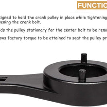 Yoursme Harmonic Damper Pulley Holding Tool for Toyota Tacoma 4Runner T100 Tundra Pickup Crankshaft Holder