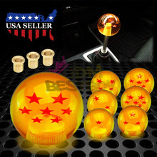 JDMBESTBOY Universal Orange Dragon Ball Z 1 Star 54mm Shift Knob with Adapters Will Fit Most Cars