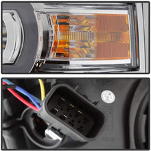 Carpart4u - LED Light Tube DRL Headlights for Chevy Silverado 1500 14-15 - Chrome/Clear Lens