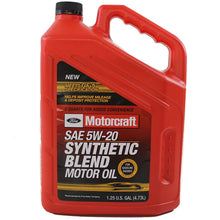 Genuine Ford Fluid XO-5W20-5Q3SP SAE 5W-20 Premium Synthetic Blend Motor Oil - 5 Quart Jug