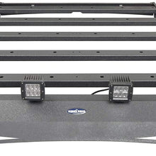 Hooke Road Tacoma Top Roof Rack Cargo Carrier w/4x18W LED Lights for 2/3 Gen Tacoma 2005-2021 (4-Doors only)