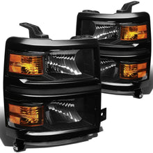 DNA MOTORING HL-OH-CSIL14-BK-AM Headlight Assembly, Driver and Passenger Side