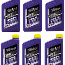 Royal Purple 31250 HPS Street Synthetic Motor Oil 20W50 Pack of 6 Quarts