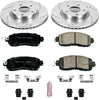 Power Stop K6494 Front Brake Kit with Drilled/Slotted Brake Rotors and Z23 Evolution Ceramic Brake Pads