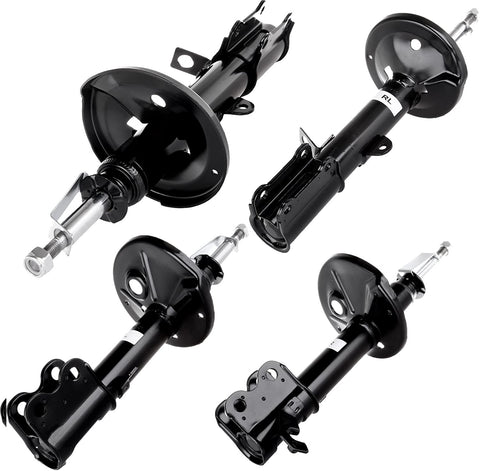 cciyu 4 x Front Rear Struts Shock Absorbers Fit for 1998 1999 2000 2001 2002 for Chevy Prizm,1993-1997 for Geo Prizm,1993-2002 for Toyota Corolla 234059 71953 234060 71954 333236 71951 333237 71952