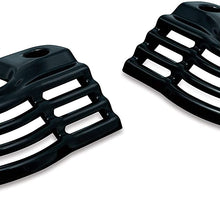 Kuryakyn 7260 Motorcycle Accent Accessory: Slotted Head Bolt Covers for 1999-2016 Harley-Davidson Motorcycles, Chrome, 1 Pair
