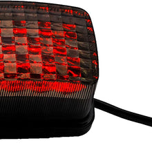 YFM LED Smoke lens tail brake stop light ATV UTV 350 400 450 660 250 4x4 Yamaha Grizzly, Viking, Rhino, Big Bear, Kodiak, Bruin, Wolverin, Bear Tracker