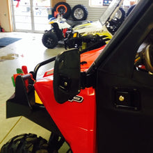 Side View Mirror Set Fits Polaris Ranger XP900 2013+ Lock N Ride Cab Frame (NOT for Round ROLL Bars)