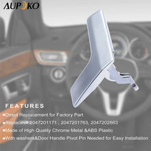 Aupoko Left Side Inside Interior Door Handle Repair Kit, Replace# 2047201171, 2047201763, 2047202663, 2047202763, Fits for Mercedes-Benz C230, C250, C300, C350, C400, C63AMG, GLK250, GLK300, GLK350