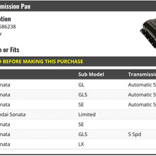 Automatic Transmission Pan - Compatible with 2006-2008 Hyundai Sonata