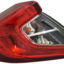 TYC 11-6878-00-1 Compatible with HONDA Civic Replacement Tail Lamp