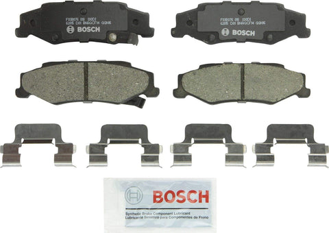 Bosch BC732 QuietCast Premium Ceramic Disc Brake Pad Set For 2004-2009 Cadillac XLR and 1997-2013 Chevrolet Corvette; Rear