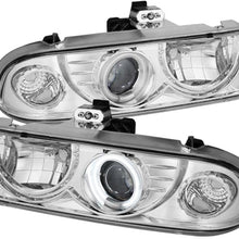Spyder Auto PRO-YD-CS1098-CCFL-C Chevy S10/Chevy Blazer Chrome CCFL Projector Headlight