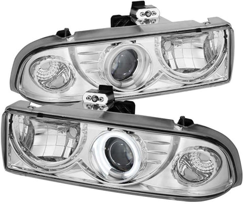 Spyder Auto PRO-YD-CS1098-CCFL-C Chevy S10/Chevy Blazer Chrome CCFL Projector Headlight