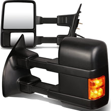DNA Motoring TWM-027-T666-BK-AM Pair of Towing Side Mirrors
