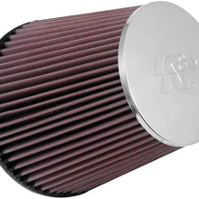 K&N Universal Clamp-On Air Filter: High Performance, Premium, Washable, Replacement Filter: Flange Diameter: 3.875 In, Filter Height: 7 In, Flange Length: 1.5 In, Shape: Round Tapered, RF-1029
