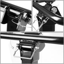 2 Inches Hitch Fold-Up Mount Rear Trailer Bicycle/Bike Rack Carrier Storage (Powdered Coated Black)