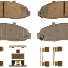 Wagner ThermoQuiet QC679 Ceramic Disc Pad Set With Installation Hardware, Front