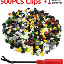 UNENDA Car Push Retainer Clips 630pcs with 16Most Popular Push Pins for Automotive Parts Sizes,Auto Push Pin Screw Clips with Blue Fastener Remover Tool for Toyota GM Ford Honda Acura Chrysler