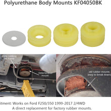 Polyurethane Body Mounts KF04050BK Fit for Ford F250/350 1999 to 2017 2/4WD