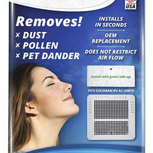 RV Air RV AC Filter | AC 101G MERV 6 Air Filters for RV Air Conditioner | Made in USA OEM Filter to Upgrade or Replace Standard RV Air Conditioner Filters | 1 Filter