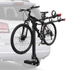 FIVKLEMNZ 3 Bike Hitch Racks, Foldable Bicycle Carrier Racks, Suitable for Trailer, Trucks, SUV