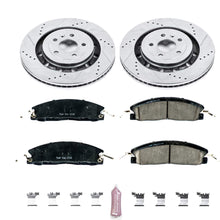 Power Stop K6374 Front Brake Kit with Drilled/Slotted Brake Rotors and Z23 Evolution Ceramic Brake Pads