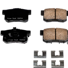 Power Stop 17-1086, Z17 Rear Ceramic Brake Pads with Hardware
