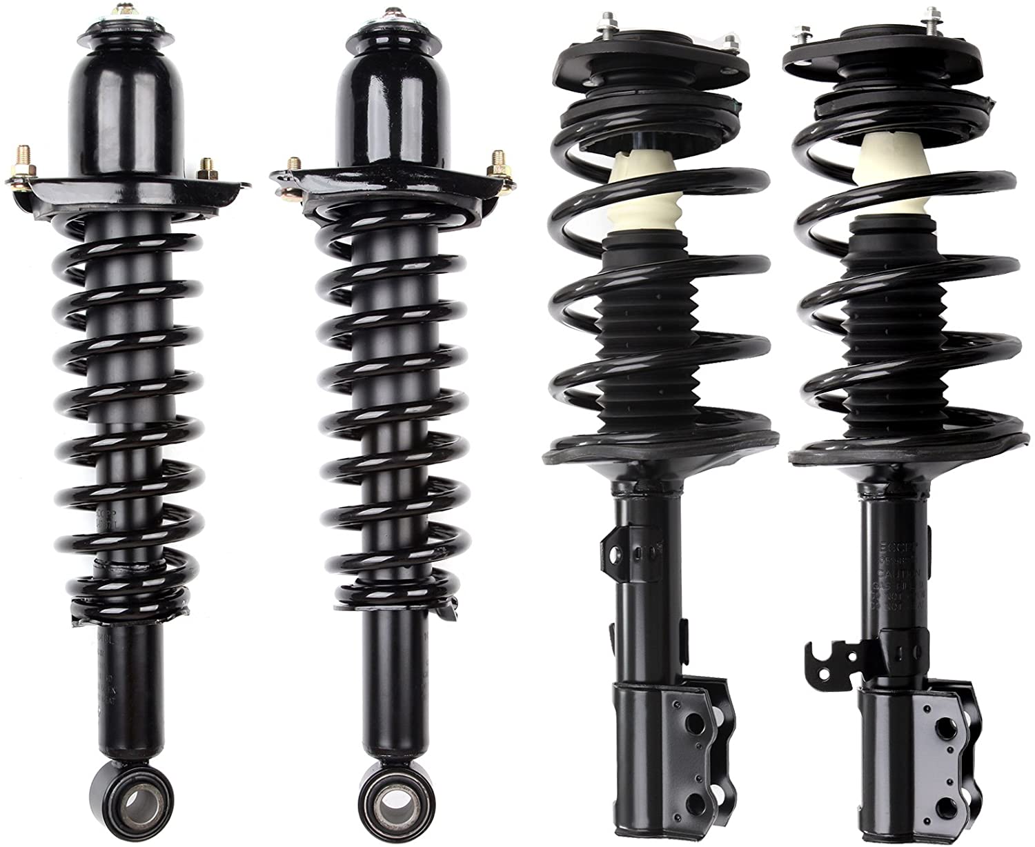 ECCPP Complete Strut Assembly Shock Absorber for 2003 2004 2005 2006 2007 2008 Toyota Corolla (Front and Rear Pair)