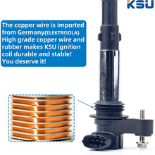 KSU Compatible with Ignition Coils Buick - Enclave - Cadillac - Traverse CTS STS - Chevy GMC Saab - 9-3 - Saturn - Outlook - V6 2.8L 3.6L Compatible with C1508 UF-375 UF375