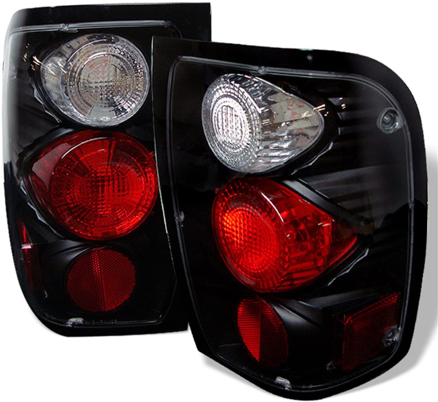 Spyder 5003805 Ford Ranger 98-00 Euro Style Tail Lights - Black