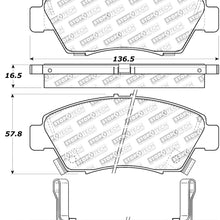 StopTech 309.09480 Street Performance Front Brake Pad