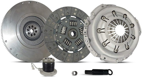 Clutch with Flywheel and Slave Kit works with Mustang Base Lujo Coupe Convertible 2005-2010 4.0L V6 Gas SOHC