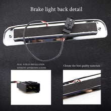 Third 3rd Brake High Mount Stop LED Light For Ford Super Duty/Ranger/Mazda B-Series YC3Z13A613BA, CC3Z13A613B (Chrome Housing Smoked Lens)